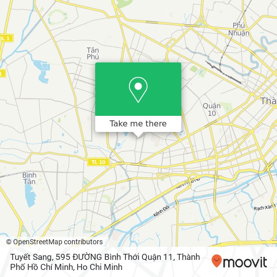 Tuyết Sang, 595 ĐƯỜNG Bình Thới Quận 11, Thành Phố Hồ Chí Minh map