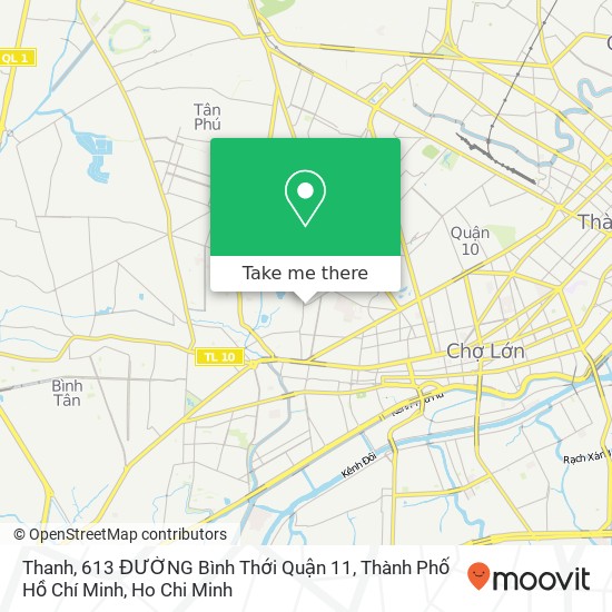 Thanh, 613 ĐƯỜNG Bình Thới Quận 11, Thành Phố Hồ Chí Minh map