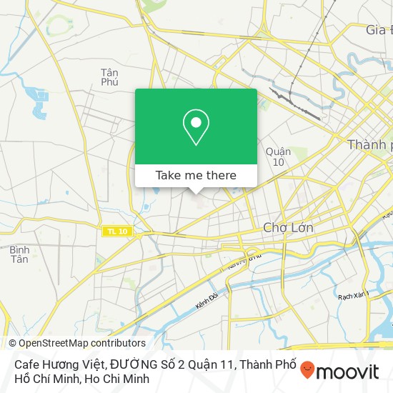 Cafe Hương Việt, ĐƯỜNG Số 2 Quận 11, Thành Phố Hồ Chí Minh map