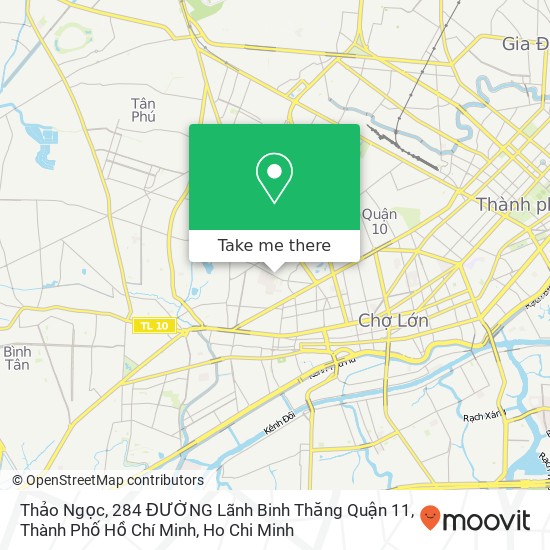 Thảo Ngọc, 284 ĐƯỜNG Lãnh Binh Thăng Quận 11, Thành Phố Hồ Chí Minh map