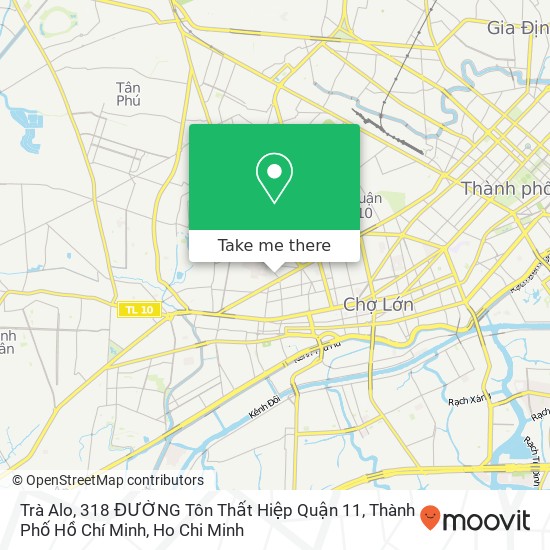 Trà Alo, 318 ĐƯỜNG Tôn Thất Hiệp Quận 11, Thành Phố Hồ Chí Minh map