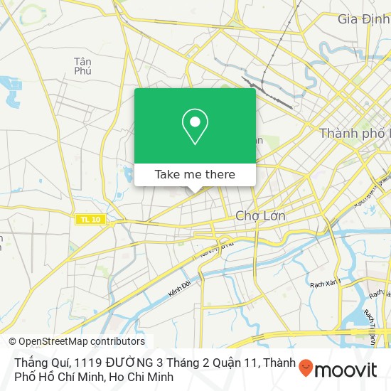 Thắng Quí, 1119 ĐƯỜNG 3 Tháng 2 Quận 11, Thành Phố Hồ Chí Minh map