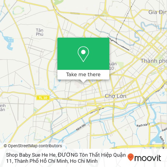 Shop Baby Sue He He, ĐƯỜNG Tôn Thất Hiệp Quận 11, Thành Phố Hồ Chí Minh map