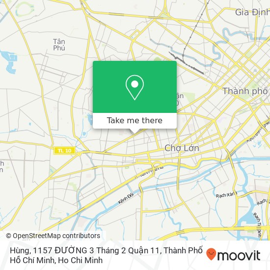 Hùng, 1157 ĐƯỜNG 3 Tháng 2 Quận 11, Thành Phố Hồ Chí Minh map