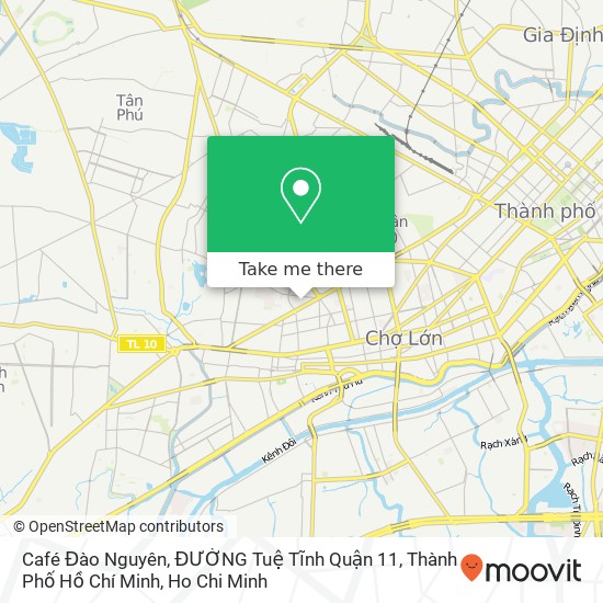 Café Đào Nguyên, ĐƯỜNG Tuệ Tĩnh Quận 11, Thành Phố Hồ Chí Minh map