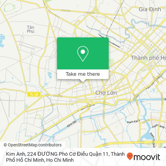 Kim Anh, 224 ĐƯỜNG Phó Cơ Điều Quận 11, Thành Phố Hồ Chí Minh map