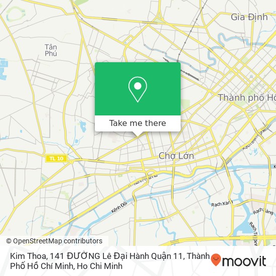 Kim Thoa, 141 ĐƯỜNG Lê Đại Hành Quận 11, Thành Phố Hồ Chí Minh map