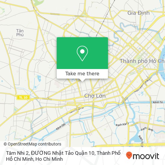 Tâm Nhi 2, ĐƯỜNG Nhật Tảo Quận 10, Thành Phố Hồ Chí Minh map