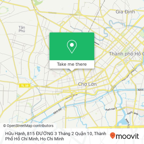 Hữu Hạnh, 815 ĐƯỜNG 3 Tháng 2 Quận 10, Thành Phố Hồ Chí Minh map