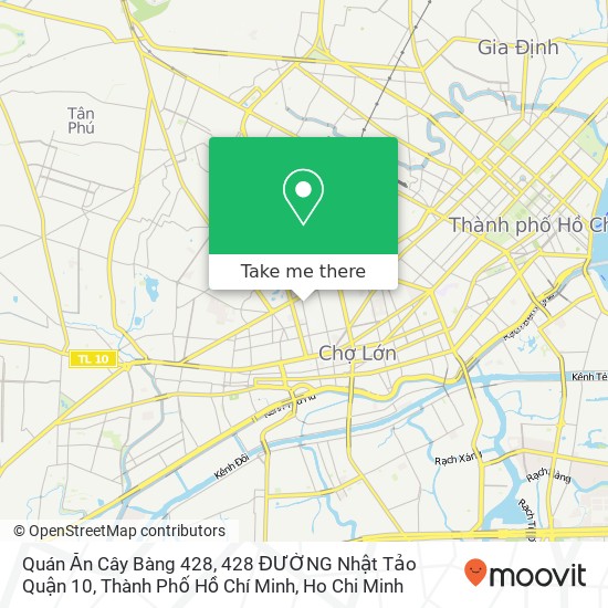 Quán Ăn Cây Bàng 428, 428 ĐƯỜNG Nhật Tảo Quận 10, Thành Phố Hồ Chí Minh map