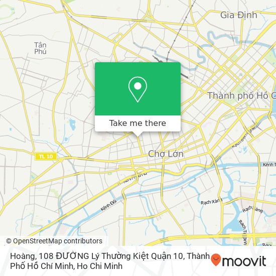 Hoàng, 108 ĐƯỜNG Lý Thường Kiệt Quận 10, Thành Phố Hồ Chí Minh map