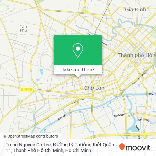 Trung Nguyen Coffee, Đường Lý Thường Kiệt Quận 11, Thành Phố Hồ Chí Minh map