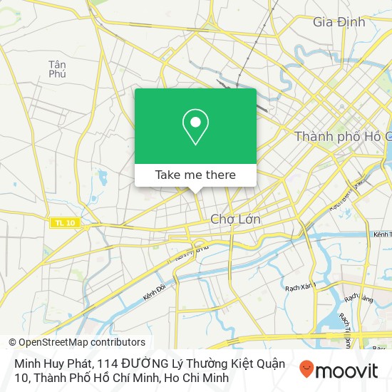 Minh Huy Phát, 114 ĐƯỜNG Lý Thường Kiệt Quận 10, Thành Phố Hồ Chí Minh map