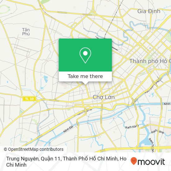 Trung Nguyên, Quận 11, Thành Phố Hồ Chí Minh map