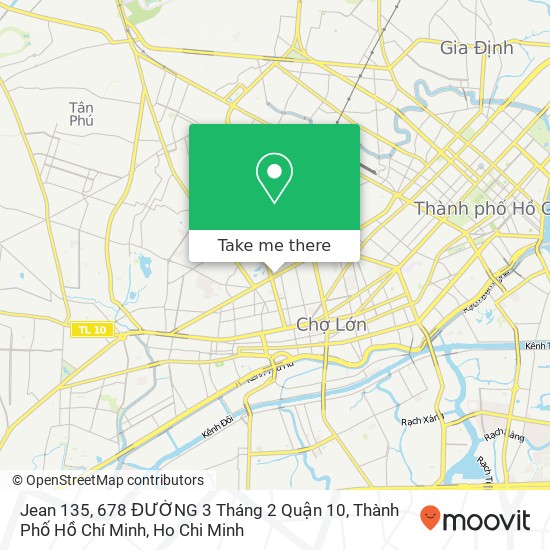 Jean 135, 678 ĐƯỜNG 3 Tháng 2 Quận 10, Thành Phố Hồ Chí Minh map