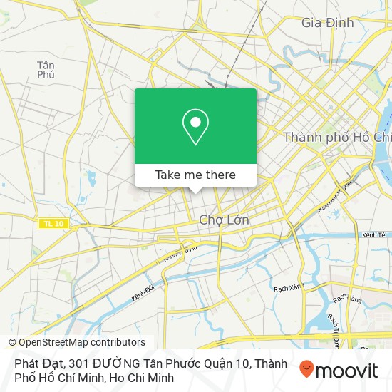 Phát Đạt, 301 ĐƯỜNG Tân Phước Quận 10, Thành Phố Hồ Chí Minh map