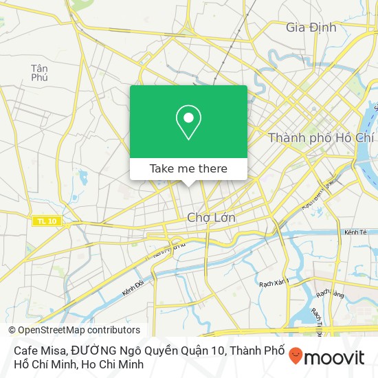 Cafe Misa, ĐƯỜNG Ngô Quyền Quận 10, Thành Phố Hồ Chí Minh map
