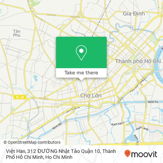 Việt Hàn, 312 ĐƯỜNG Nhật Tảo Quận 10, Thành Phố Hồ Chí Minh map