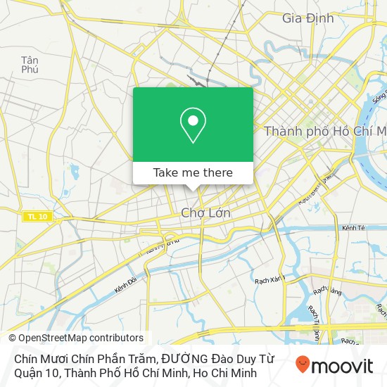 Chín Mươi Chín Phần Trăm, ĐƯỜNG Đào Duy Từ Quận 10, Thành Phố Hồ Chí Minh map