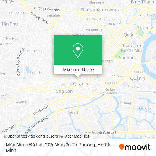 Món Ngon Đà Lạt, 206 Nguyễn Tri Phương map