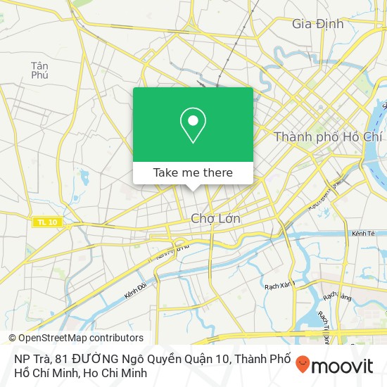 NP Trà, 81 ĐƯỜNG Ngô Quyền Quận 10, Thành Phố Hồ Chí Minh map