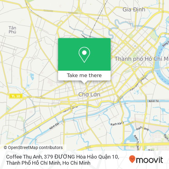 Coffee Thu Anh, 379 ĐƯỜNG Hòa Hảo Quận 10, Thành Phố Hồ Chí Minh map