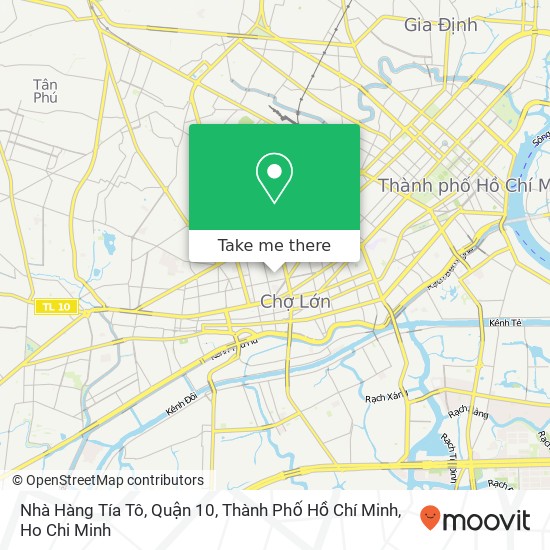 Nhà Hàng Tía Tô, Quận 10, Thành Phố Hồ Chí Minh map