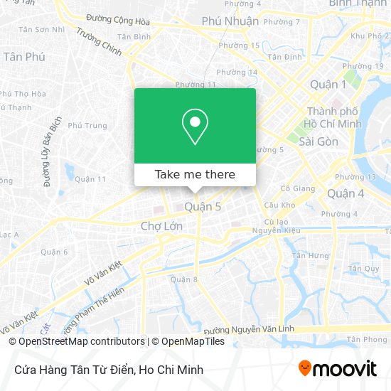 Cửa Hàng Tân Từ Điển map