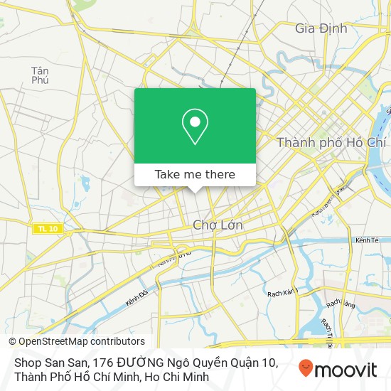 Shop San San, 176 ĐƯỜNG Ngô Quyền Quận 10, Thành Phố Hồ Chí Minh map