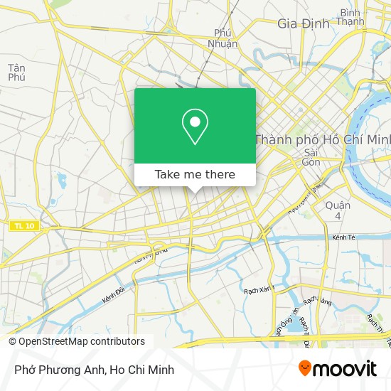 Phở Phương Anh map