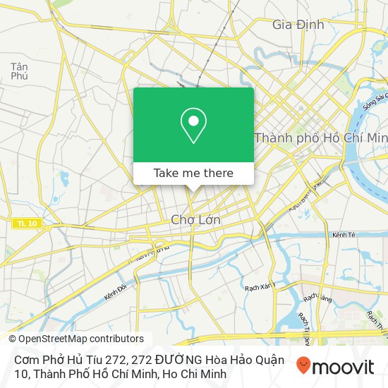 Cơm Phở Hủ Tíu 272, 272 ĐƯỜNG Hòa Hảo Quận 10, Thành Phố Hồ Chí Minh map
