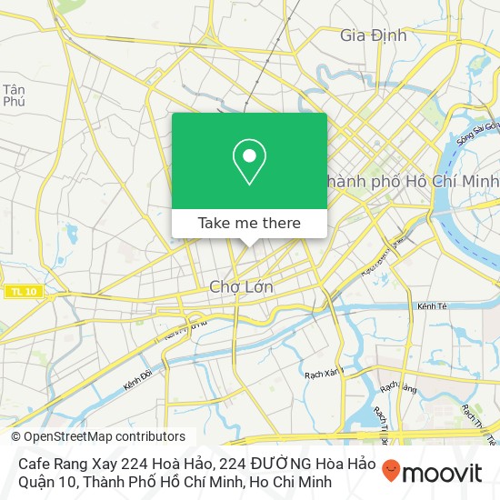 Cafe Rang Xay 224 Hoà Hảo, 224 ĐƯỜNG Hòa Hảo Quận 10, Thành Phố Hồ Chí Minh map