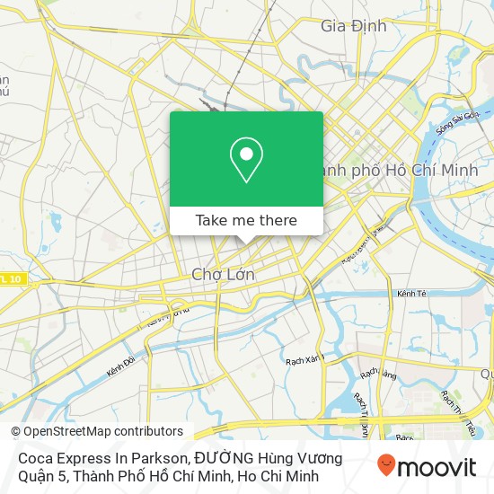 Coca Express In Parkson, ĐƯỜNG Hùng Vương Quận 5, Thành Phố Hồ Chí Minh map