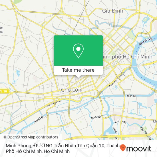 Minh Phong, ĐƯỜNG Trần Nhân Tôn Quận 10, Thành Phố Hồ Chí Minh map