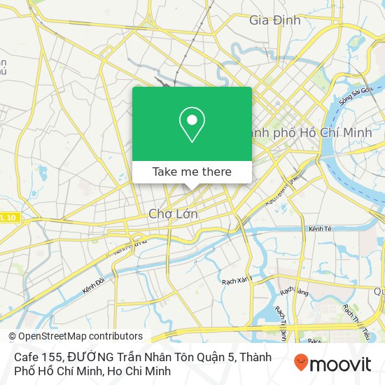 Cafe 155, ĐƯỜNG Trần Nhân Tôn Quận 5, Thành Phố Hồ Chí Minh map