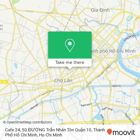 Cafe 24, 50 ĐƯỜNG Trần Nhân Tôn Quận 10, Thành Phố Hồ Chí Minh map