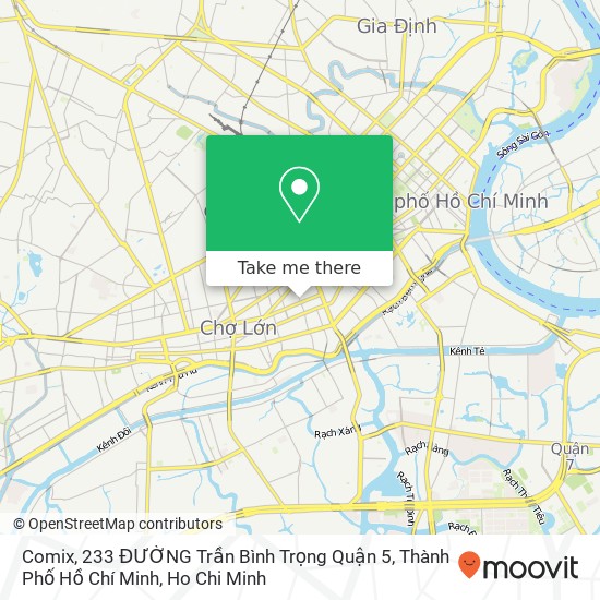 Comix, 233 ĐƯỜNG Trần Bình Trọng Quận 5, Thành Phố Hồ Chí Minh map