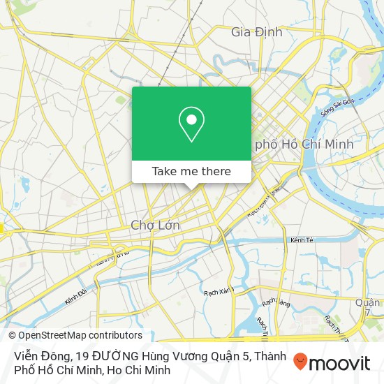 Viễn Đông, 19 ĐƯỜNG Hùng Vương Quận 5, Thành Phố Hồ Chí Minh map