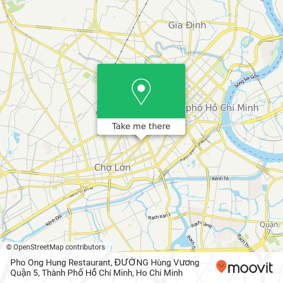 Pho Ong Hung Restaurant, ĐƯỜNG Hùng Vương Quận 5, Thành Phố Hồ Chí Minh map