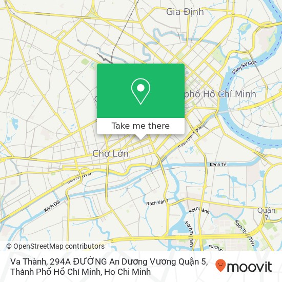 Va Thành, 294A ĐƯỜNG An Dương Vương Quận 5, Thành Phố Hồ Chí Minh map