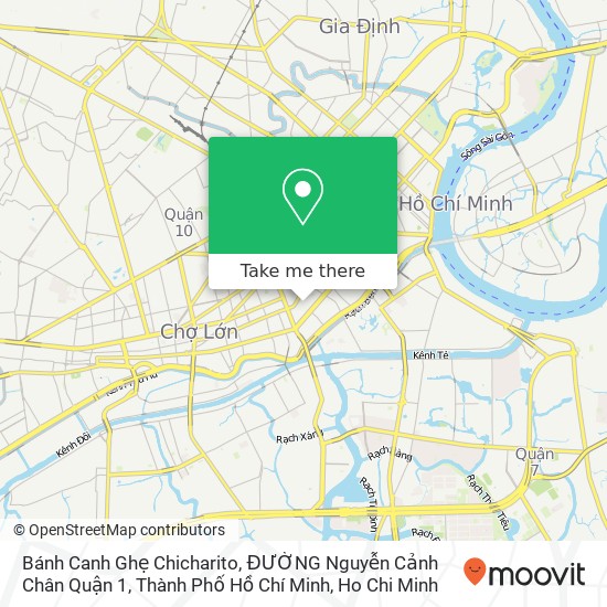 Bánh Canh Ghẹ Chicharito, ĐƯỜNG Nguyễn Cảnh Chân Quận 1, Thành Phố Hồ Chí Minh map