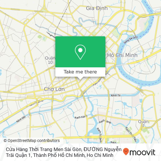 Cửa Hàng Thời Trang Men Sài Gòn, ĐƯỜNG Nguyễn Trãi Quận 1, Thành Phố Hồ Chí Minh map