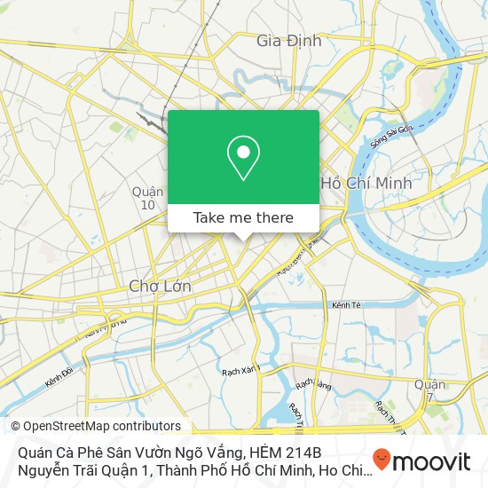 Quán Cà Phê Sân Vườn Ngõ Vắng, HẺM 214B Nguyễn Trãi Quận 1, Thành Phố Hồ Chí Minh map