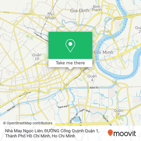 Nhà May Ngọc Liên, ĐƯỜNG Cống Quỳnh Quận 1, Thành Phố Hồ Chí Minh map