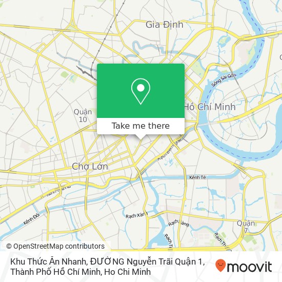 Khu Thức Ăn Nhanh, ĐƯỜNG Nguyễn Trãi Quận 1, Thành Phố Hồ Chí Minh map