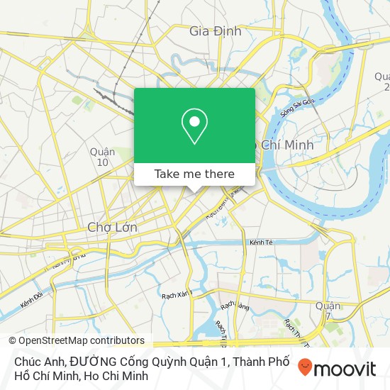 Chúc Anh, ĐƯỜNG Cống Quỳnh Quận 1, Thành Phố Hồ Chí Minh map