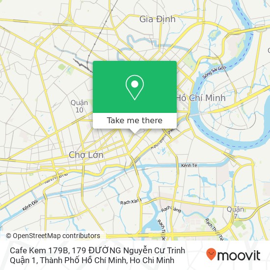 Cafe Kem 179B, 179 ĐƯỜNG Nguyễn Cư Trinh Quận 1, Thành Phố Hồ Chí Minh map