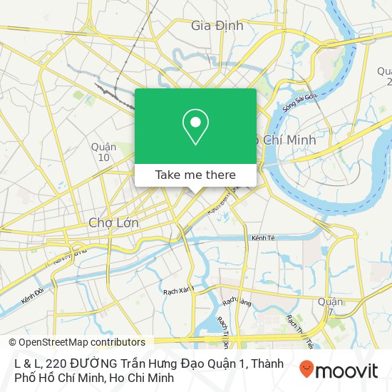 L & L, 220 ĐƯỜNG Trần Hưng Đạo Quận 1, Thành Phố Hồ Chí Minh map