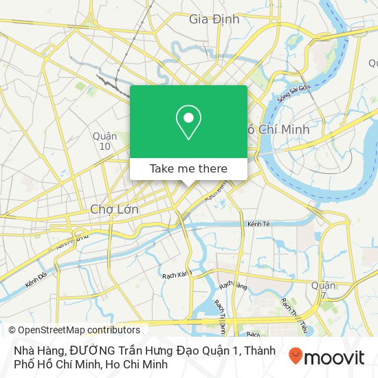 Nhà Hàng, ĐƯỜNG Trần Hưng Đạo Quận 1, Thành Phố Hồ Chí Minh map