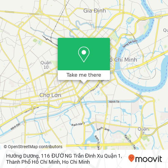 Hướng Dương, 116 ĐƯỜNG Trần Đình Xu Quận 1, Thành Phố Hồ Chí Minh map
